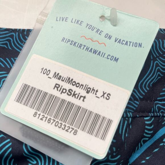 Rip Skirt Hawaii Maui moonlight wrap beach skirt XS NWT - Picture 8 of 10